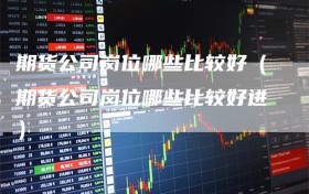 期货公司岗位哪些比较好（期货公司岗位哪些比较好进）