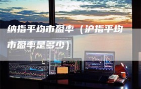 纳指平均市盈率（沪指平均市盈率是多少）