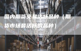 国内期货交易活跃品种（期货市场最活跃的品种）