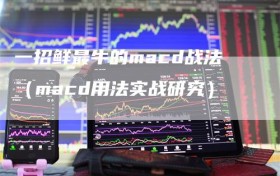 一招鲜最牛的macd战法（macd用法实战研究）