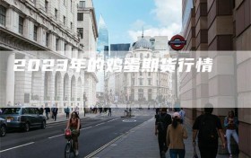 2023年的鸡蛋期货行情