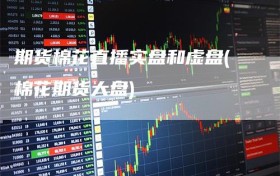 期货棉花直播实盘和虚盘(棉花期货大盘)