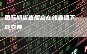 国际期货直播室在线直播下载安装
