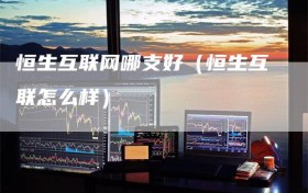 恒生互联网哪支好（恒生互联怎么样）