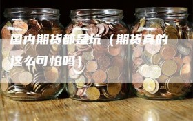 国内期货都是坑（期货真的这么可怕吗）