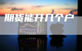 期货能开几个户