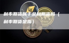 利率期货属于金融期货吗（利率期货是指）