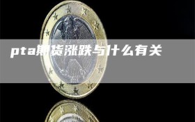 pta期货涨跌与什么有关