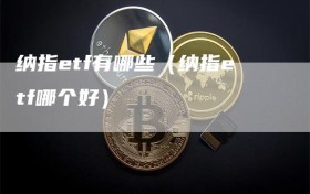 纳指etf有哪些（纳指etf哪个好）