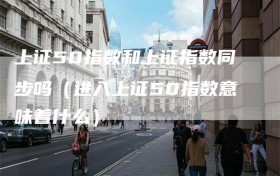上证50指数和上证指数同步吗（进入上证50指数意味着什么）