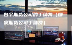 各个期货公司的手续费（哪家期货公司手续费）