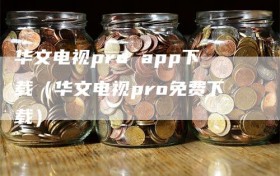 华文电视pro app下载（华文电视pro免费下载）