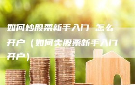 如何炒股票新手入门 怎么开户（如何卖股票新手入门开户）