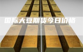 国际大豆期货今日价格