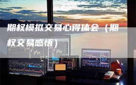 期权模拟交易心得体会（期权交易感悟）