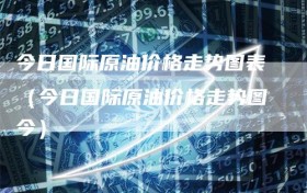 今日国际原油价格走势图表（今日国际原油价格走势图今）