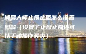 博易大师止损止盈怎么设置图解（设置了止盈止损还可以手动操作买卖）