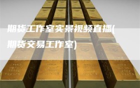期货工作室实景视频直播(期货交易工作室)