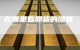 在哪里看期货的涨跌