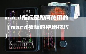 macd指标是如何使用的（macd指标的使用技巧）