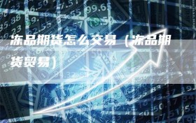 冻品期货怎么交易（冻品期货贸易）