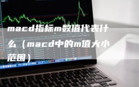 macd指标m数值代表什么（macd中的m值大小范围）