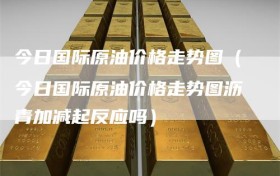 今日国际原油价格走势图（今日国际原油价格走势图沥青加减起反应吗）