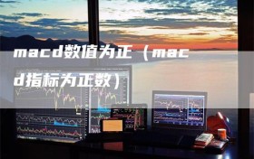 macd数值为正（macd指标为正数）