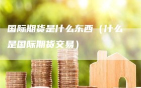 国际期货是什么东西（什么是国际期货交易）