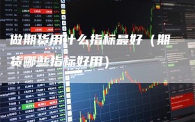 做期货用什么指标最好（期货哪些指标好用）