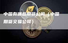 中国有哪些期货公司（中国期货交易公司）