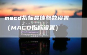 macd指标最佳参数设置（MACD指标设置）