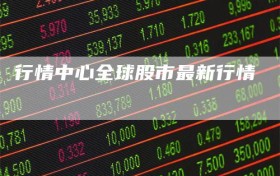 行情中心全球股市最新行情