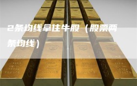 2条均线拿住牛股（股票两条均线）