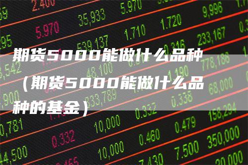 期货5000能做什么品种（期货5000能做什么品种的基金）