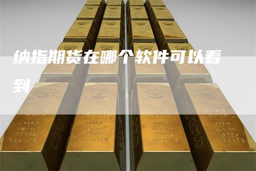 纳指期货在哪个软件可以看到