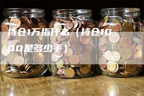 持仓1万指什么（持仓1000是多少手）