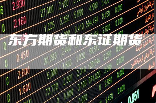 东方期货和东证期货