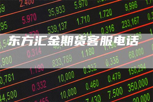 东方汇金期货客服电话