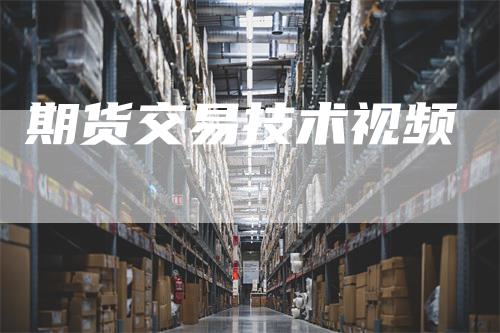 期货交易技术视频