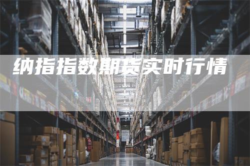 纳指指数期货实时行情