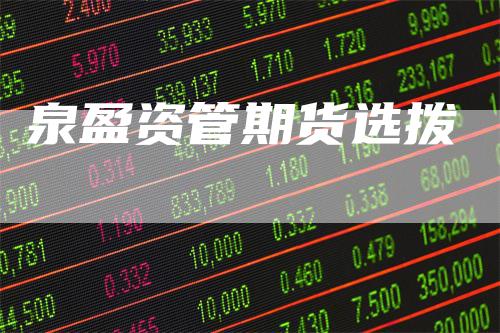 泉盈资管期货选拨