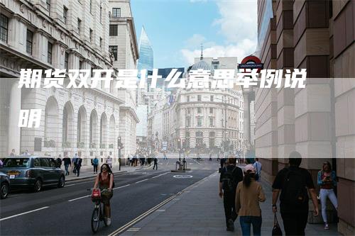 期货双开是什么意思举例说明