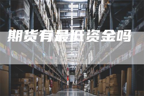 期货有最低资金吗