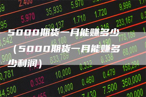5000期货一月能赚多少（5000期货一月能赚多少利润）
