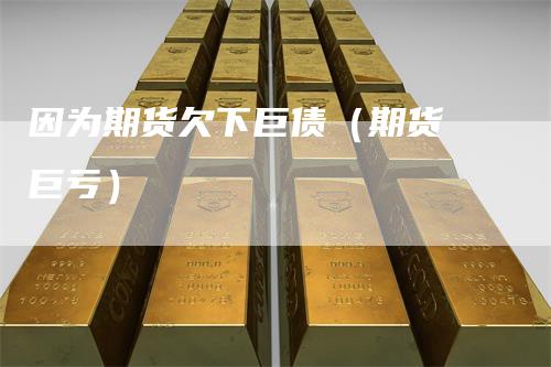 因为期货欠下巨债(期货 巨亏)