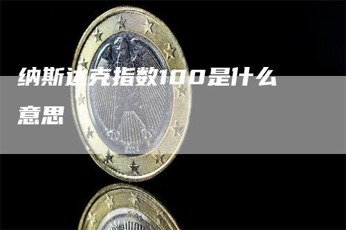 纳斯达克指数100是什么意思
