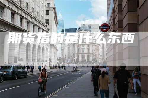 期货指的是什么东西