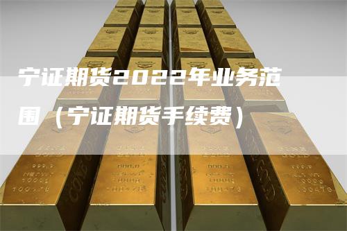 宁证期货2022年业务范围（宁证期货手续费）