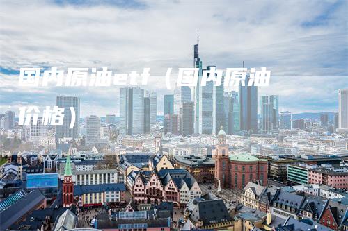 国内原油etf(国内原油价格)